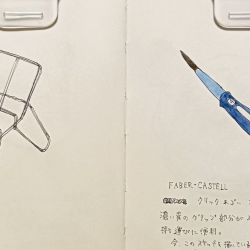 スマホさんのイスと水彩筆